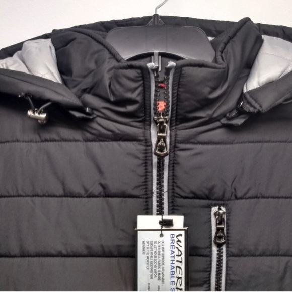 NWT Spire by Galaxy Mens “Peak” Waterproof Puffer Coat Jacket - Picture 3 of 8